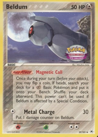 Pokemon Beldum 29/101 (Gym Challenge) Uncommon Promo Single Card