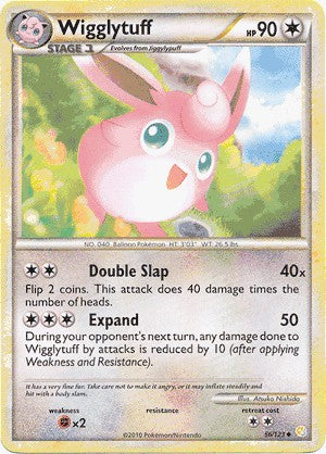 Pokemon HeartGold SoulSilver Single Card Uncommon Wigglytuff 56/123