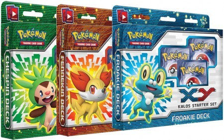 Pokemon XY Kalos Starter Set - Set Of 3