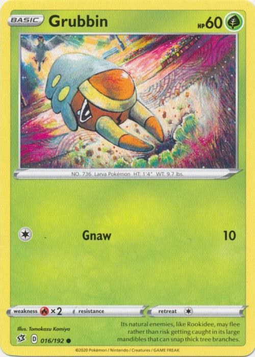 Grubbin - 016/192 Pokemon » SWSH Rebel Clash Common