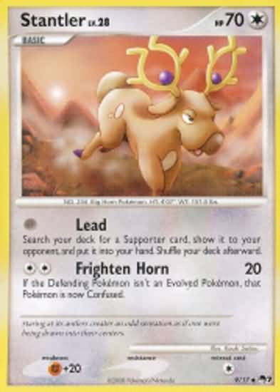 Pokemon Stantler 9/17 Uncommon Promo Single Card