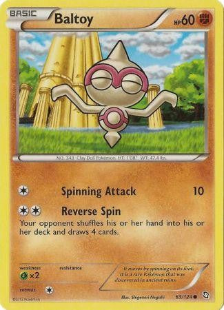 Baltoy 63/124 - Pokemon Dragons Exalted Common Card