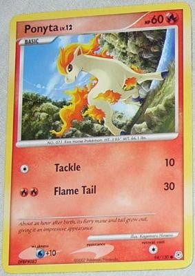 Pokemon Diamond & Pearl Common Card - Ponyta 94/130