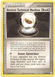 Pokemon EX Hidden Legends - Ancient Technical Machine (Rock)