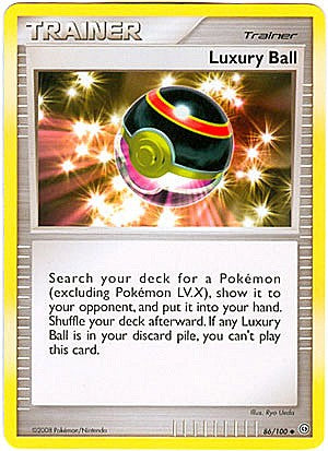 Pokemon Diamond and Pearl Stormfront Card - Luxury Ball (U)