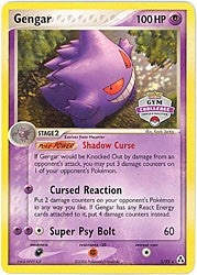 Pokemon Promo Card - Gengar (Gym Challenge World's Qualifier)