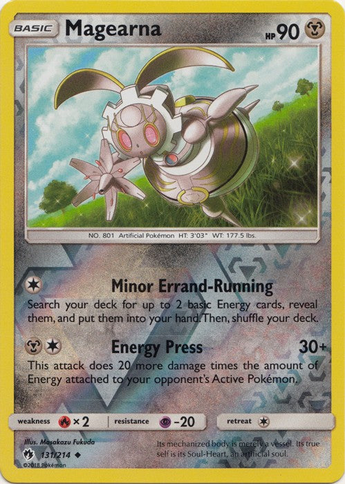 Magearna - 131/214 (Reverse Foil) Pokemon » SM Lost Thunder Uncommon