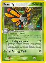 Pokemon EX Deoxys Holo Rare Card - Beautifly 2/107