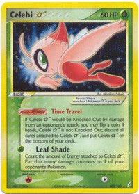 Pokemon EX Crystal Guardians - Shining Celebi (Holofoil)
