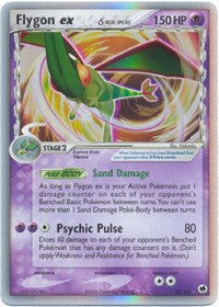 Pokemon EX Dragon Frontiers Ultra Rare Card - Flygon ex 92/101