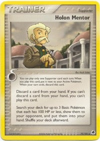 Pokemon EX Dragon Frontiers - Holon Mentor Card