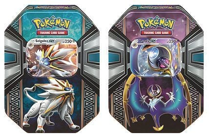 Pokemon Spring 2017 Legends of Alola Set of 2 Collector Tins [Lunala-GX &  Solgaleo-GX] – PokeOrder.com