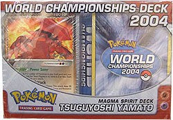 2004 world championship pokemon cards Pokemon 2004 World Championships Tsuguyoshi Yamato Magma Spirit Deck