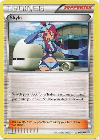 Skyla 134/149 - Pokemon Boundaries Crossed Uncommon Card