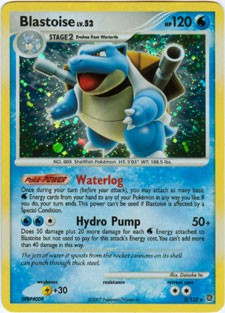 Pokemon Secret Wonders Holo Rare Card - Blastoise 2/132