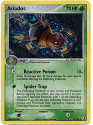 Pokemon EX Unseen Forces Holo Rare Card - Ariados 2/115