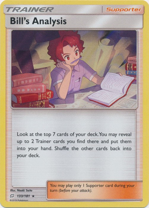 Bill's Analysis - 133/181 Pokemon SM Team Up Holo Rare PokeOrder.com Bill's Analysis - 133/181 Pokemon SM Team Up Holo Rare PokeOrder.com