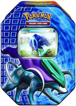 Pokemon 2010 Trading Card Game Suicune Holiday Tin Pokemon 2010 Trading Card Game Suicune Holiday Tin