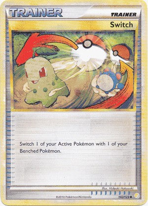 Pokemon HeartGold SoulSilver Single Card Uncommon Switch 102/123