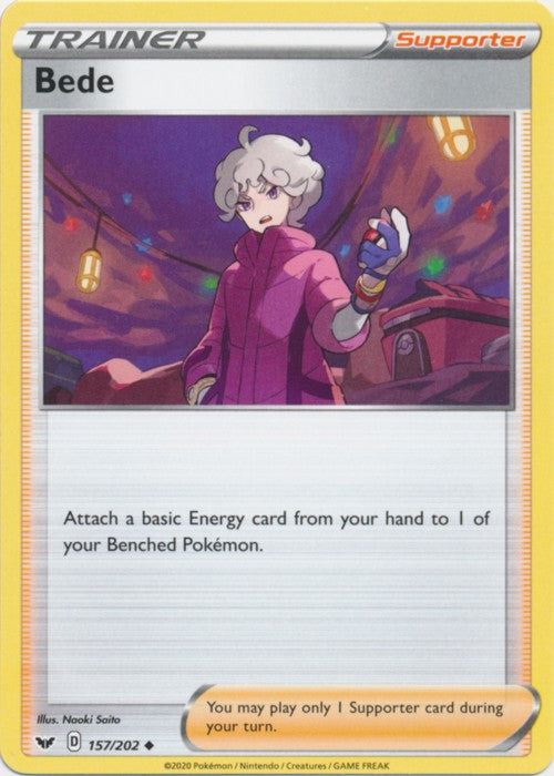Bede - 157/202 Pokemon » Sword and Shield Uncommon