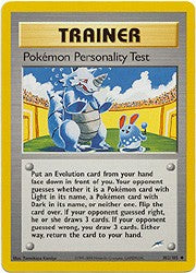 Neo Destiny Trainer - Pokemon Personality Test