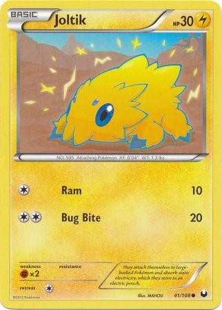 Pokemon Dark Explorers Common Card - Joltik 41/108