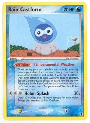 Pokemon EX Delta Species- Rain Castform