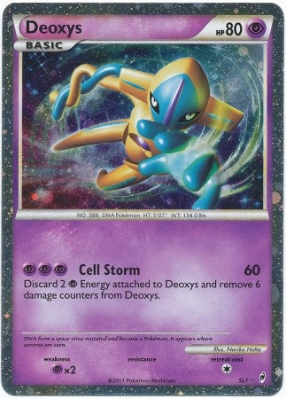 Pokemon Call Of Legends Deoxys SL1 Ultra Rare Card