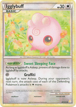 Pokemon HeartGold SoulSilver Single Card Uncommon Igglybuff 44/123