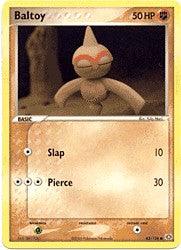Pokemon EX Emerald Common Card - Baltoy 43/106