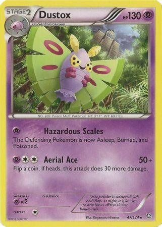 Dustox 47/124 - Pokemon Dragons Exalted Uncommon Card