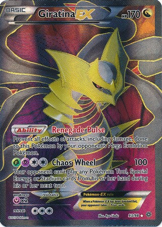 Giratina EX 93/98 ULTRA RARE - Pokemon XY Ancient Origins Card