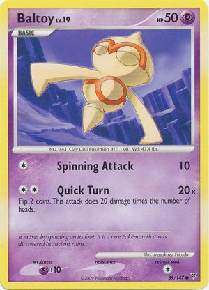 Pokemon Supreme Victors Common Card - Baltoy 89/147