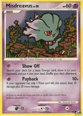 pokemon misdreavus card Pokemon Legends Awakened Common Card