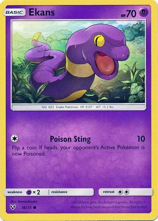 Ekans - 36/73 - Common Sun & Moon: Shining Legends