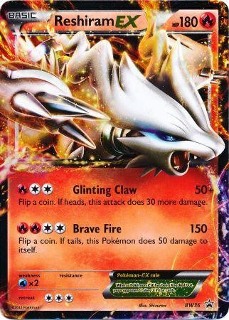 Reshiram EX BW36 - Pokemon Black & White Promo Card
