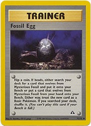 Neo Discovery Trainer - Fossil Egg PokeOrder.com Neo Discovery Trainer - Fossil Egg PokeOrder.com