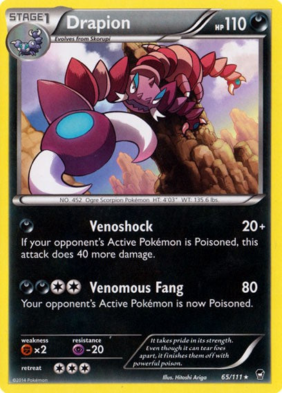 Drapion 65/111 - Pokemon XY Furious Fists Card