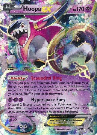 Hoopa EX 36/98 ULTRA RARE - Pokemon XY Ancient Origins Card