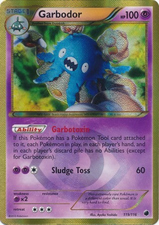 Garbodor 119/116 - Pokemon Plasma Freeze Ultra Rare Card