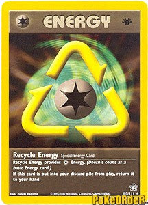 Neo Genesis Rare Energy - Recycle Card