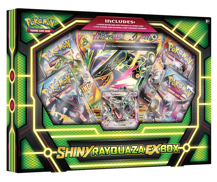 Pokemon Shiny Rayquaza EX Box