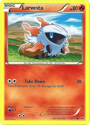 larvesta pokemon card price Larvesta : B&W - NOBLE VICTORIES 020/101