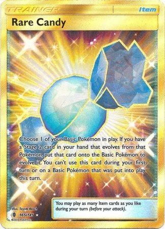 Rare Candy 165/145 Secret Rare - Pokemon Sun & Moon Guardians Rising Card