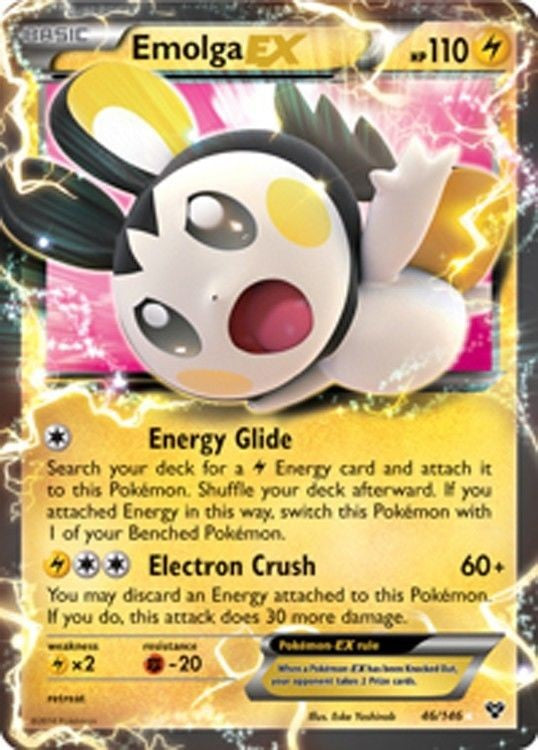 Emolga EX 46/146 - Pokemon XY Holo Ultra Rare Card