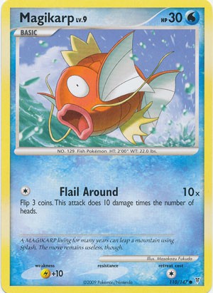 Pokemon Supreme Victors Common Card - Magikarp 110/147