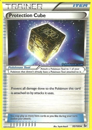 Protection Cube 95/106 - Pokemon XY Flashfire Uncommon Trainer Card Protection Cube 95/106 - Pokemon XY Flashfire Uncommon Trainer Card