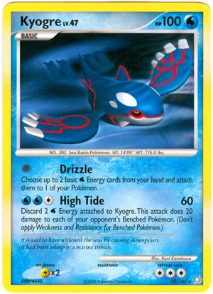Pokemon Legends Awakened Rare Card - Kyogre 32/146
