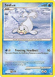Pokemon Diamond & Pearl Mysterious Treasures- Seel
