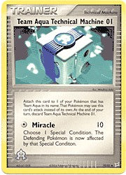 EX Aqua vs Magma - Team Aqua Technical Machine 01